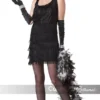 California Costumes Decades Black Fringe Flapper