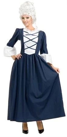 Charades Colonial Lady Dress Religious & Historical