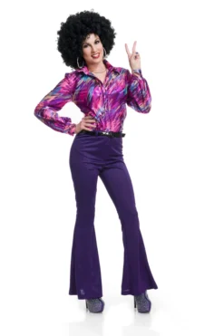 Charades Women's Disco 70's Bellbottoms