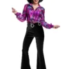 Charades Women's Disco 70's Bellbottoms