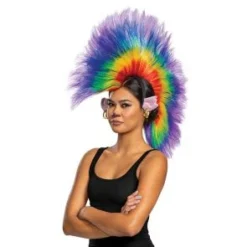 Disguise Trolls WT Barb Rainbow Adult Wig Bright