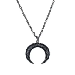 Western Fashion Necklace Double Hemitite Horn