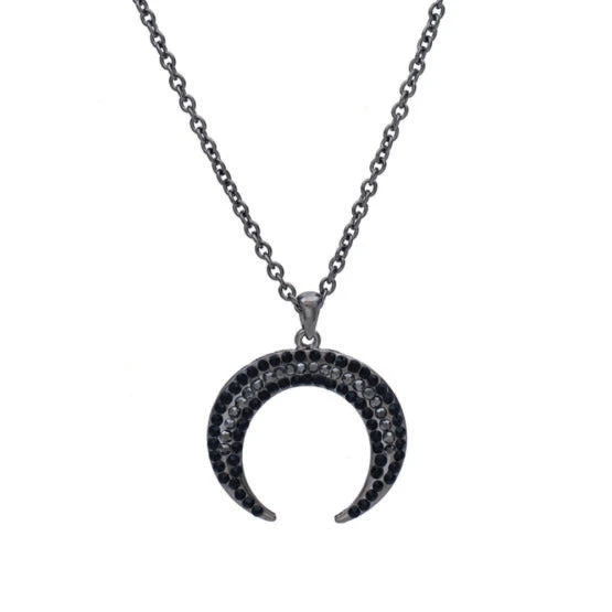 Western Fashion Necklace Double Hemitite Horn 3 Western Fashion Necklace Double Hemitite Horn