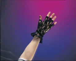 Rubies Gloves Lace Wrist Fingerless