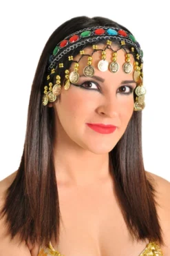 Western Fashion Beaded Headband With Gems