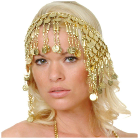 Western Fashion Greek/Roman, Egyptian & Barbarian Headpiece Egyptian Gold Coin 3 Western Fashion Greek/Roman, Egyptian & Barbarian Headpiece Egyptian Gold Coin
