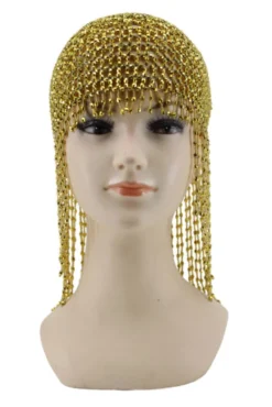 Western Fashion Mesh Beaded Cap Greek/Roman, Egyptian & Barbarian