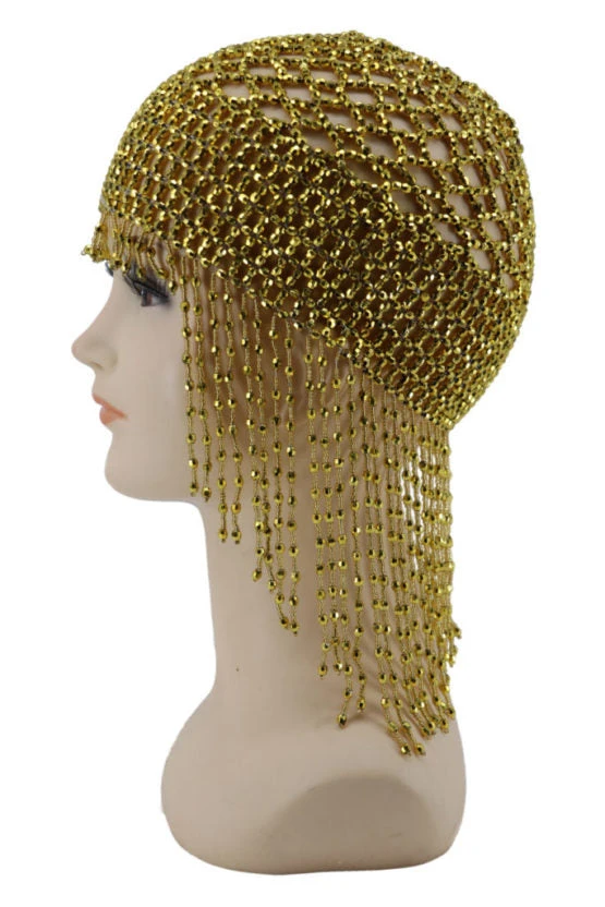 Western Fashion Mesh Beaded Cap Greek/Roman, Egyptian & Barbarian 5 Western Fashion Mesh Beaded Cap Greek/Roman, Egyptian & Barbarian