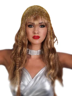 Western Fashion Mesh Beaded Cap Greek/Roman, Egyptian & Barbarian