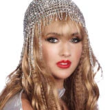 Western Fashion Mesh Beaded Cap Greek/Roman, Egyptian & Barbarian 8 Western Fashion Mesh Beaded Cap Greek/Roman, Egyptian & Barbarian