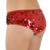 Western Fashion Sequin Booty Brief Red Burlesque 2 Western Fashion Sequin Booty Brief Red Burlesque