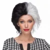 West Bay Wicked Woman Black & White Wig