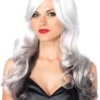 Leg Avenue Grey & White Allure Mix Wig 1 Leg Avenue Grey & White Allure Mix Wig