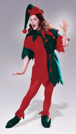 Rubies Holiday Elf Tunic W/ Hat & Shoes