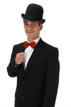 Elope High-Crown Derby Black Bowlers