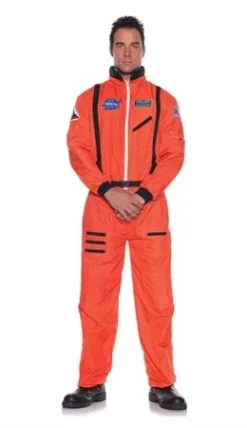 Underwraps Astronaut Orange Uniforms & Occupations