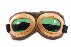 Elope Steampunk & Victorian Goggles Aviator Gold/Green
