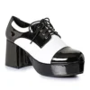 Ellie Shoes Black And White Spectator Platform W/ 3" Heel Men's Shoes