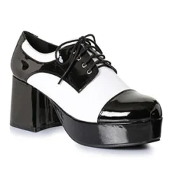 Ellie Shoes Black And White Spectator Platform W/ 3" Heel Men's Shoes