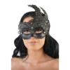 Kayso International Inc. Masquerade Masks Lace Vintage Mask Black W/ Rhinestones 2 Kayso International Inc. Masquerade Masks Lace Vintage Mask Black W/ Rhinestones