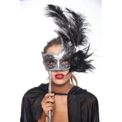 Kayso International Inc. Masquerade Masks Masquerade Swan W/ Stick