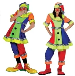 Funny Fashions Circus & Animals Spanky Stripes Olivia Womens Clown