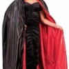 Forum Novelty Reversible Vampire Cape Black/Red 1 Forum Novelty Reversible Vampire Cape Black/Red