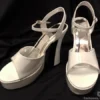 Ellie Shoes Women's Shoes Platform Sandal White
