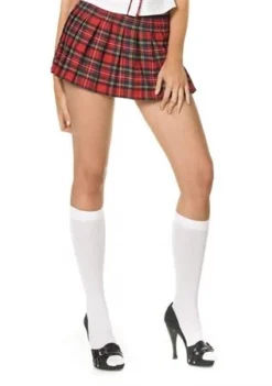 Leg Avenue Hosiery & Lingerie Knee High Socks Nylon White