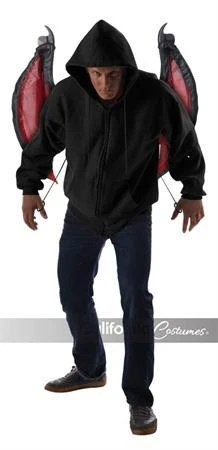 California Costumes Wicked Wings Red 4'
