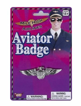 Forum Novelty Aviator Badge 3 Forum Novelty Aviator Badge