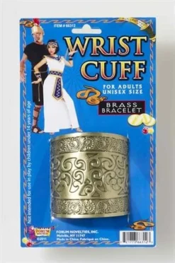 Forum Novelty Brass Wrist Cuff Bracelet