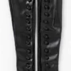 Forum Novelty Boot Spats Vinyl Black W-Buttons 2 Forum Novelty Boot Spats Vinyl Black W-Buttons