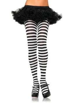 Leg Avenue Tights Striped Hosiery & Lingerie