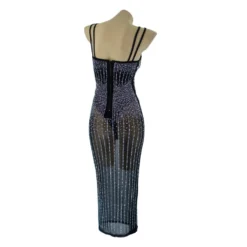 Western Fashion Decades Rhinestone Mesh Dress 7 Western Fashion Decades Rhinestone Mesh Dress