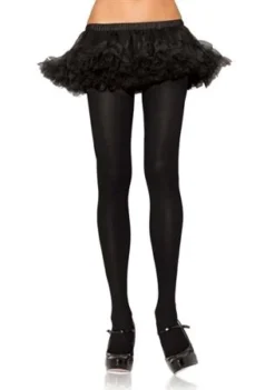 Leg Avenue Plus Size Nylon Lycra Tights In 4 Colors Hosiery & Lingerie