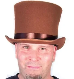 HM Smallwears Bell Crown Top Hat In Black Or Brown