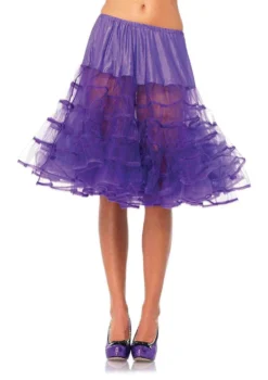 Leg Avenue Petticoat Knee-Length Purple