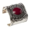 Western Fashion Bracelets & Rings Cuff Silver Antique W-Stone