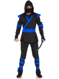 Leg Avenue Ninja Black And Blue International