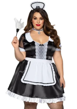 Leg Avenue 3 PC Classic French Maid Plus