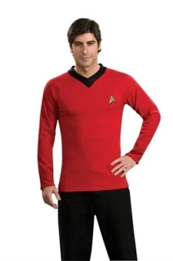 Rubies Star Trek TOS Deluxe Red Shirt Movies/TV/Games