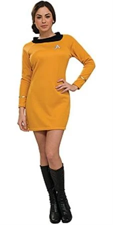 Rubies Star Trek TOS Deluxe Gold Dress