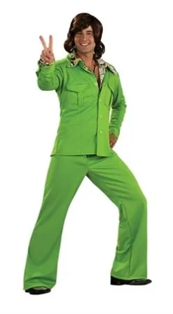 Rubies Leisure Suit Green Decades