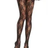 Leg Avenue Pantyhose Floral Lace Black Hosiery & Lingerie 2 Leg Avenue Pantyhose Floral Lace Black Hosiery & Lingerie