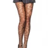 Leg Avenue Hosiery & Lingerie Pantyhose Distressed Net