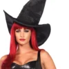 Leg Avenue Large Ruched Witch Hat Halloween & Horror 1 Leg Avenue Large Ruched Witch Hat Halloween & Horror