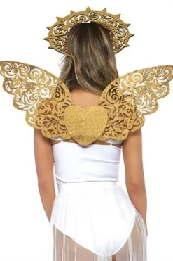 Leg Avenue Angel Gold Wing And Halo Kit Wings