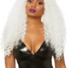 Leg Avenue 29" Long Curly Wig. Black
