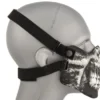 UK Arms SKULL HALF-FACE MASK (SILVER & BLACK) Masquerade Masks 1 UK Arms SKULL HALF-FACE MASK (SILVER & BLACK) Masquerade Masks